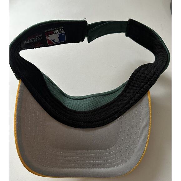 Oakland Athletics A's MLB OC Sports Golf Sun Visor Hat Cap Adult Mens Adjustable - Picture 5 of 6